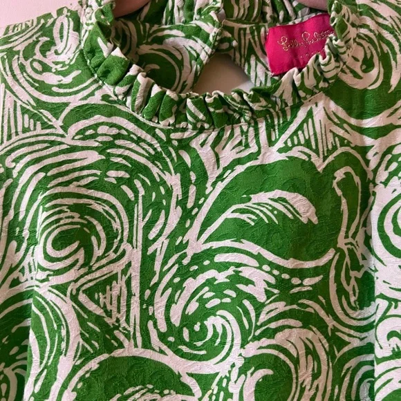Stunning Lilly Pulitzer ltd. edition Jubilee shift dress w/beaded flower trim - Picture 2 of 7